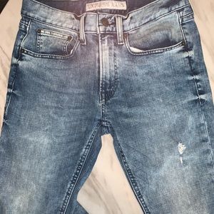 Express Skinny Fit Alec Distressed Jeans